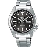 Seiko Herren Analog Automatik Uhr mit Edelstahl Armband SRPE51K1