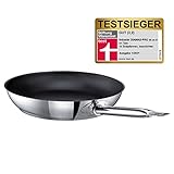 Schulte-Ufer GastroSUS Bratpfanne Industar mit DIAMAS Pro Beschichtung, Testsieger Stiftung Warentest 1/2021, 163059-28, Edelstahl, 28 cm