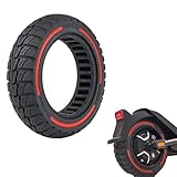 Fututech 9,5 x 2,5 – 6,1 Geländereifen, robust, für Niu 9,5 Zoll AT, explosionsgeschützte Reifen für Elektroroller, Zubehör für Roller, Ersatzteile (rot)