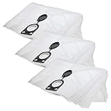 vhbw 30x Staubbeutel kompatibel mit Harnisch+Rieth D-LE 255 S Staubsauger - 43cm x 32cm Weiß