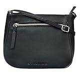 STILORD 'Samira' Handtasche Leder Frauen zum Umhängen Vintage Umhängetasche für Damen-Tasche Abendtasche Elegante Echtleder Tasche, Farbe:schwarz