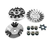 Alnicov Komplettes Variator-Kit für JOG Tng Adly Aprilia 50cc 49cc 2-Takt Roller Variator Kupplungssatz
