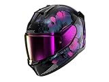 SHARK, Integraler Motorradhelm D-SWKAL 3 MAYFER, Black violet glitter KVX, Größe M