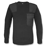 Desert Hawk Tactical BW Bundeswehr Pullover Feuerwehr Navy Security Strickpullover (as3, Alpha, m, Regular, Regular, Schwarz)