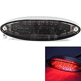 evomosa 28 LED Motorrad ATV Rücklicht Bremsstopp Kennzeichenbeleuchtung für ATV LTZ King Quad Runner DR DRZ 650 400