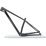 QAZXDRFG Fahrradrahmen Carbon 27.5er/29er Hardtail Mountainbike-Rahmen 15''/17''/19'' Scheibenbremsen-Fahrradrahmen QR135mm BB92 Interne Führung