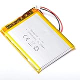 AFTERTECH 505573 2500 mAh 2,5 Ah 73 x 55 x 5 mm Lithium-Polymer-Zelle Lipo 3,7 V 3,7 V Wiederaufladbar mit BMS und Stecker JST PHR 02 M4D1