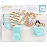 American Crafts We R Memory Keepers Alphabet Punch Board, Plastic, White, 25,4 x 31,1 x 5,7 cm