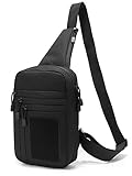 ACEXIER Taktische Umhängetasche Militär Verdeckte Waffe Holster Pistole Tragetasche Handfeuerwaffe Halter Tasche für Outdoor-Camping Jagd Pack (Black)