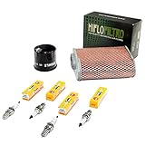 Wartungspaket Luftfilter + Ölfilter + Zündkerzen für Hon da CBR 1000 F CBR1000 F SC21 SC24 Baujahr 1987-2000