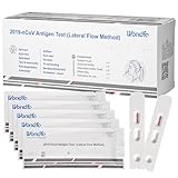 Wondfo Corona Schnelltest 5 Stück Covid 19 Antigen Selbsttest Corona Tests Nasen-Selbsttest für zu Hause SARS-CoV-2