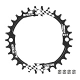 BESNIN 104 BCD Kettenblatt Rund 30/32/34/36/38/40/42/44/46/48/50/52 Zähne Fahrrad Kettenblatt Schmal-breit für 7/8/9/10/11/12-fach MTB, BMX, Mountainbike, Rennrad