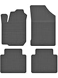 Gummimatten Fußmatten 1.5 cm Rand kompatibel mit OPEL Frontera (Bj. 1991-2003) ideal angepasst 4 -Teile EIN Set