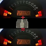 Tacho Multifunktions Display Pixel Reparatur Kontaktfolie Flexband kompatibel für Smart A450, C450 | Tacho, BC, MID LCD Instrument Bildschirm