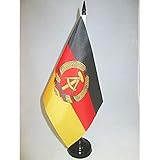 AZ FLAG - Tischflagge Deutsche Demokratische Republik - 21x14 cm - Ddr Tischfahne 14 x 21 Cm - Flaggen