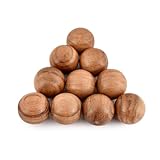 Indus Lifespace Dekorative Kugeln aus Akazienholz, 10 Stück, als Tafelaufsatz oder für den individuellen Gebrauch, ideal für den Einsatz in Tablettkugeln oder Korb-Dekor, 5,08 x 5,08 x 5,08 cm