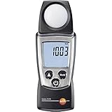 Testo 0560 0540 540 handliches Beleuchtungsstärke-Messgerät, inklusive Schutzkappe, Kalibrier-Protokoll und Batterien