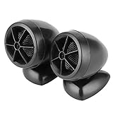 LUCKDANO Hochtöner -Lautsprecher, Hochtöner mit Starkem Sound 1200W 12V für das Fahrzeug -Audiosystem (Black)