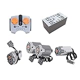 Power Functions Set, Motoren Set mit Motor, Fernbedienung, Batteriebox, XL/M-motor Kompatibel mit vielen Modellen (#3)