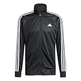 adidas Herren Train Essentials 3-Stripes Training Hooded Track Top, Black, XXL