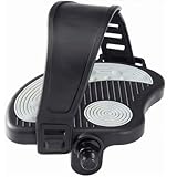 1 Paar Premium Heimtrainer Pedale mit Riemen - 9/16" Spindel (14.3mm) - Verstellbare & rutschfeste Fahrradpedale für Spinning Bike/Indoor Cycling/Heimtrainer - Inkl. 6 Monate Garantie
