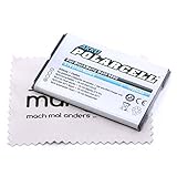 Ersatz Akku passend für BlackBerry 9000 Bold 9700 9780 (Ersetzt Originalakku M-S1) Polarcell mit mungoo Displayputztuch