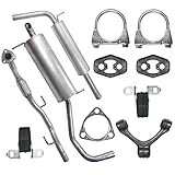 Polmo Schaldampferset Auspuff für Seat Ibiza 3 III 6L Fabia 2 II 1 I VW Polo 4 IV 9N 1.4