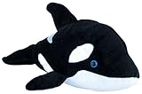 Wagner 6029 - Plüschtier Wal Orca - 45 cm Gross Killerwal Kuscheltier Fisch Stofftier Kuscheltier Plüsch Schwertwal