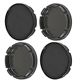 NABENKAPPEN 4 STK.x 55mm Radkappen Felgenkappen - passen auf Felgen mit 51-52mm Durchmesser des Felgenlochs