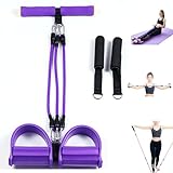 Hayaww Bauchtrainer Bodybuilding Expander Bauchtrainer Multifunktionstrainer Sit-Up Trainingsgeräte Elastische Zugseil Multifunktions-Leg-Exerciser Arm Krafttraining Einstellbarer Widerstand (A)