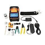 Akozon Fiber F-usion Splicer AC100-240V Hochpräzises, automatisches AI-9-Toolkit für optische Spleißgeräte mit automatischer Fokussierung(01)