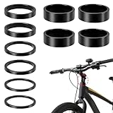 Fahrrad Ahead Vorbau Spacer 1/8 Zoll,10 Stück Ahead Spacer,Aluminium Fahrrad Lenker Spacer,Spacer Fahrrad,Spacer 1 1/8 Zoll,Lenkererhöhung Fahrrad,Fahrradgabel Steuersatz Spacer 2mm/3mm/5mm/3x10mm