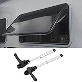 Ejoyous Fensterheber für Wohnwagen,2Stück Fensteraussteller Stützstange Wohnwagen Stufenlos Einstellbar 18-23cm RV Fenster Stützstang, für Öffnen und Schließen von Wohnmobil Fenstern
