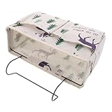 ULTECHNOVO Beige Bett Organizer Hängetasche aus Robustem Baumwoll-leinen mit Großer Kapazität für Bücher Fernbedienung Smartphone Platzsparender Hängekorb für Hochbett