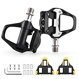 BOLANY Rennradpedale, SPD-SL Pedale Fahrrad Klickpedale Gedichtete Lager Nylon Leichtgewicht-Pedale kompatibel mit Shimano SPD-SL Cleats für Outdoor- und Indoor-Radfahren (9/16 Zoll)