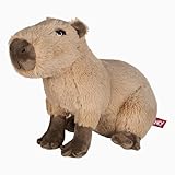 Fancy Capybara Plüschtier groß 24cm Wasserschwein Kuscheltier süß Stofftiere für Kinder und Erwachsene