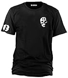 Wolkenbruch T-Shirt Totenkopf 13 Skull 13 (Schwarz, XL)