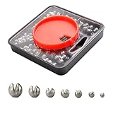 CROUTE 160 Stück Angelblei Set, Bleischrot Angeln, Herausnehmbare Klemmblei, Angel Blei Set Mit Aufbewahrungskiste, Bleigewichte Angeln, Angelgewichte