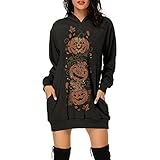 Halloween Langarm Shirts Damen Hoodie Langarm Damen Sport Carmen Pullover Pullover Weste Damen amisu Basic Shirt Damen Langarm Streetwear Damen Sweatshirts Damen