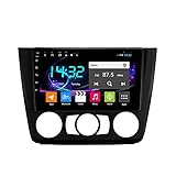 YCJB Auto-Stereo Android 10.0 Radio-Ersatz für B-MW E88 E81 E87 2004-2011 GPS-Navigation 9'Head-Einheit MP5 Media Player-Videoempfänger mit 4G FM WiFi SWC Carplay-Rückkameras,4core WiFi 1+16gb