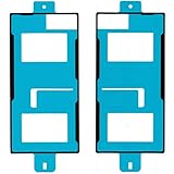 jbTec Kleber Gehäuse Schwarz kompatibel mit Sony Xperia Z5 Compact - Rückseite Klebepad Klebefolie Dichtung Adhesive Pad