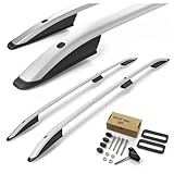 CHROMEMASTER | Dachreling Dachträger Kompatibel mit VW Caddy L1 SWB KURZ 2003-2010; Zur Befestigung der Dachgepäckträger, Dachkörben, Dachboxen oder Dachfahrradträger | Robuste Konstruktion aus Alu