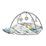 Kinderkraft Spieldecke SMARTPLAY, Erlebnisdecke, Spielmatte mit Spielbogen, Krabbeldecke, Spielzeuge, Leichter, 20 Bälle im Set, Laufgitterfunktion, Kissen, von den Ersten Lebenswochen, 0-2 Jahre