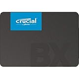 Crucial BX500 480 GB CT480BX500SSD1 bis zu 540 MB/s, interne SSD, 3D NAND, SATA, 2,5 Zoll, Schwarz