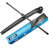 ZOFFI Heckscheibenwischer + Heckwischerarm Ersatz für VW Caddy 2004-2015, Scheibenwischer Hiten mit natürlichen Gummi Wischblätter