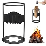 Holzspalter Manuell, Afenau Brennholzspalter aus Kohlenstoffstahl, Tragbarer Manueller Holzspalter, Verbesserter Handholzspalter, Hand Holzspalter für Haus und Outdoor Aktivitäten (2.1KG)