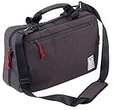 TROIKA Business Briefcase XXL Aktentasche aus Polyester in der Farbe Grau-Schwarz, Maße: 42cm x 28cm x 5cm, BBG60/GY A4