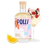 POLLY French Aperitif I Wermuth & Orange I vegan, glutenfrei, ohne künstliche Farbstoffe und Aromen I perfekte Basis für alkoholfreie Spritz Cocktails & Longdrinks