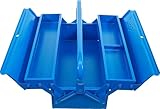 BGS Metall-Werkzeugkasten - leer - 420 x 200 x 150 mm - 3 Fächer 33001