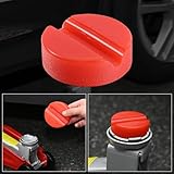 Wagenheber Auflage Adapter Polyethylen Rot Unterstellböcke Ständer Auflage Rangierwagenheber und Hebebühnen Unterlage Für VW Seat Skoda